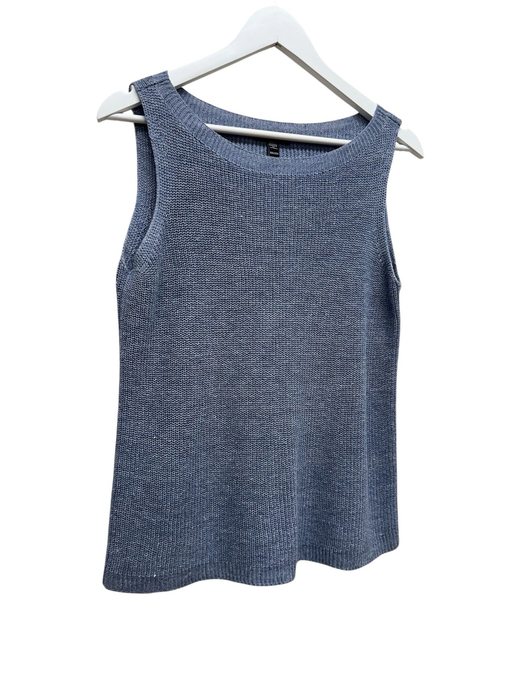Eileen Fisher Women's 100% Organic Linen Knit Sleeveless Sweater Vest Tank XXS - Picture 2 of 6